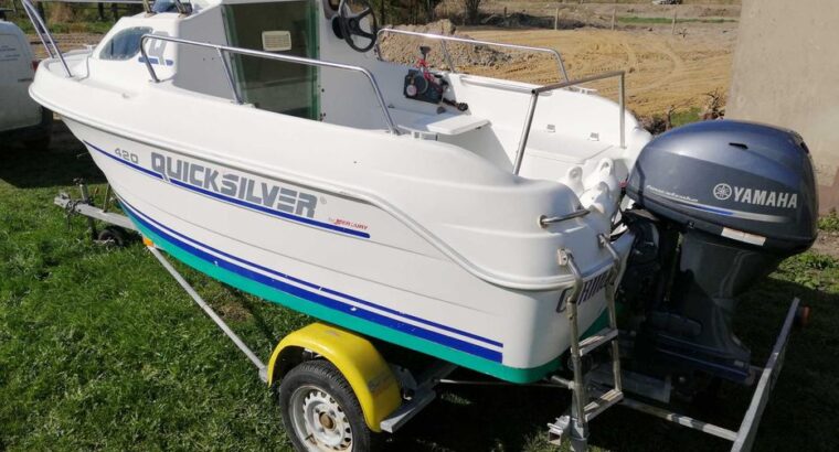 Jacht,łódź motorowa QUICKSILVER 420 + Yamaha 30 km. wtrysk