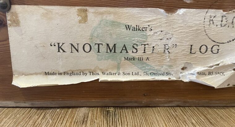 Niesamowita gratka dla żeglarzy Walker’s Knotmaster Mk IIIA