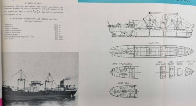 Stocznia Gdańska – 1949 – 1964 – eksportowy katalog produkowanych statków