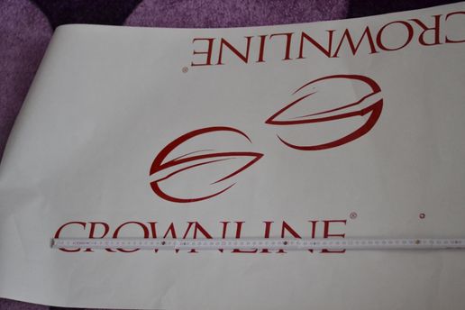 Naklejki CROWNLINE 3D logo różne kolory