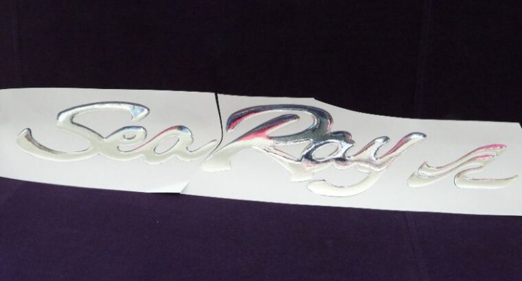 SEA RAY logo 3D naklejki na łódź