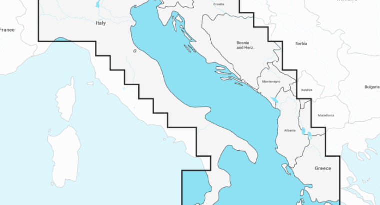 Mapa Navionics+ Regular NAEU014R (Włochy, Morze Adriatyckie)